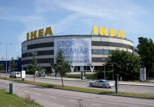 image shows the Ikea store in Kungens Kurva