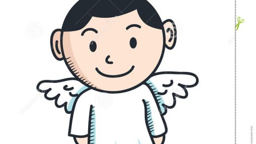 image shows an angel