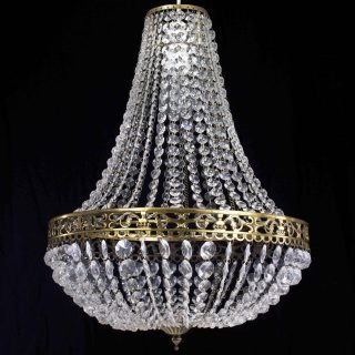 image shows a chandelier