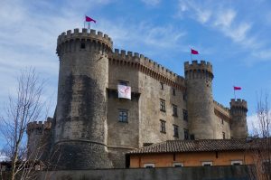 image shows castle in Bracciano Italy