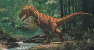 image shows a dinosaur