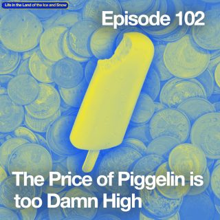 picture shows a Piggelin popsicle and money