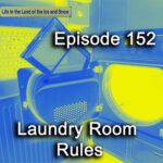 Image shows a laundry machine with clean dust trap